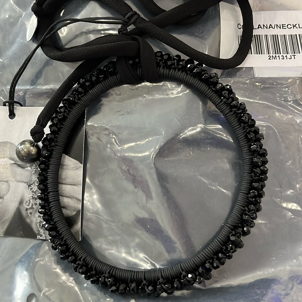 MARIA CALDERARA TIE NECKLACE MADE IN ITALY BRAND NEW TIE ADJUSTS TO YOUR LENGTH